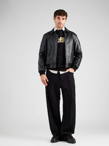 Felpa di Karl Lagerfeld in nero
