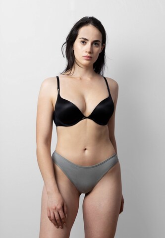 SNOCKS Thong in Grey: front