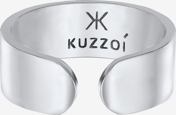 KUZZOI Ring in Silber: predná strana