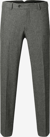 SELECTED Trousers with creases 'REED' in Grey: front