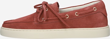 BLACKSTONE - Zapatos con cordón 'Zircon Aster' en rojo: frente