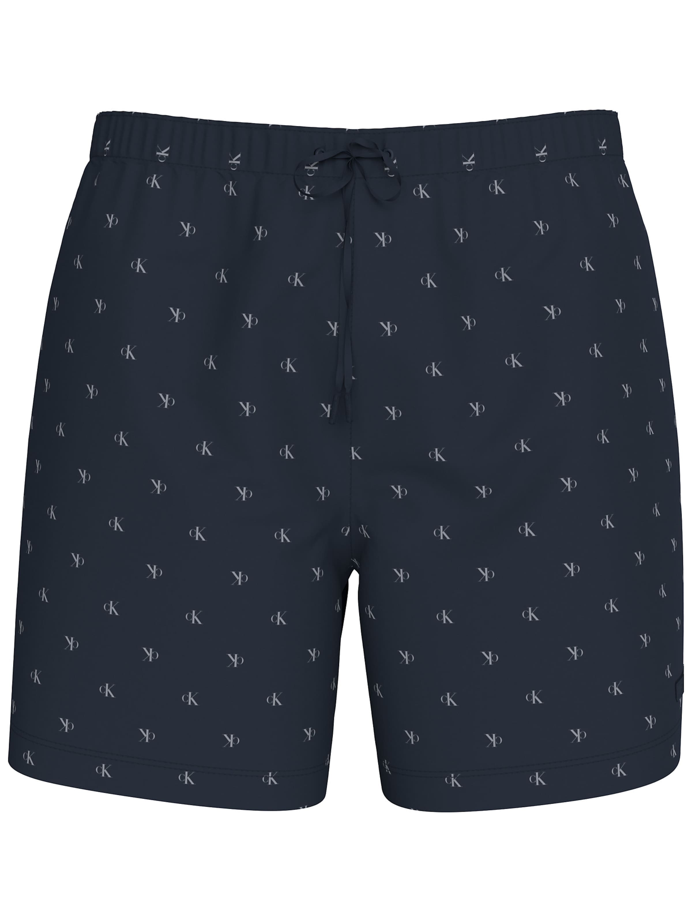 Calvin Klein Swimwear Regular Zwemshorts in Blauw: voorkant