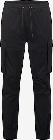 LONSDALE Loosefit Gargohousut värissä musta: etupuoli