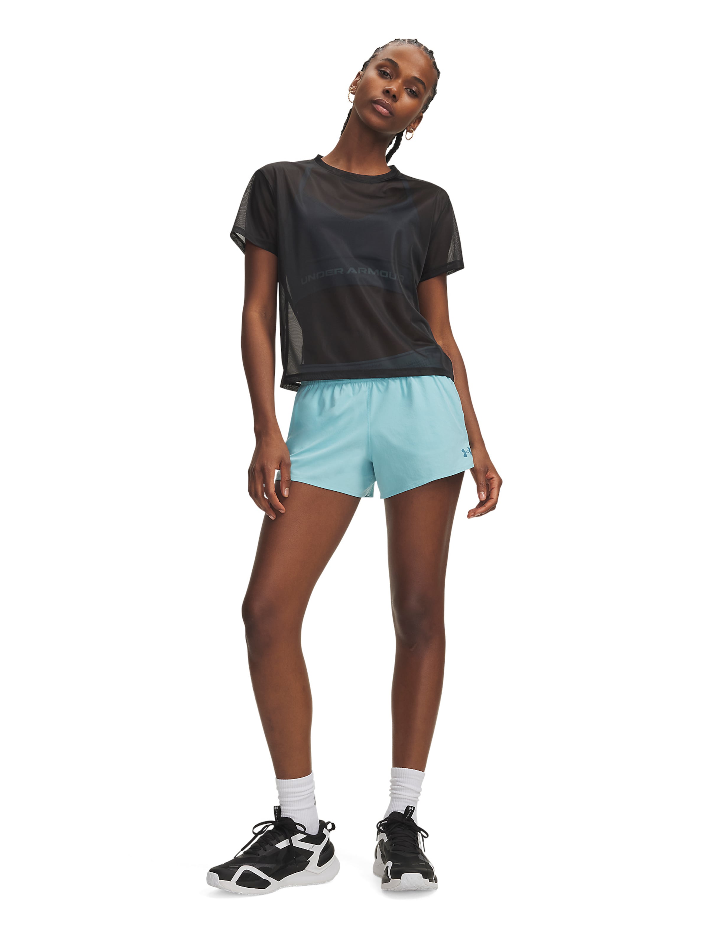 UNDER ARMOUR Regular Sportbroek ' Vanish' in Blauw