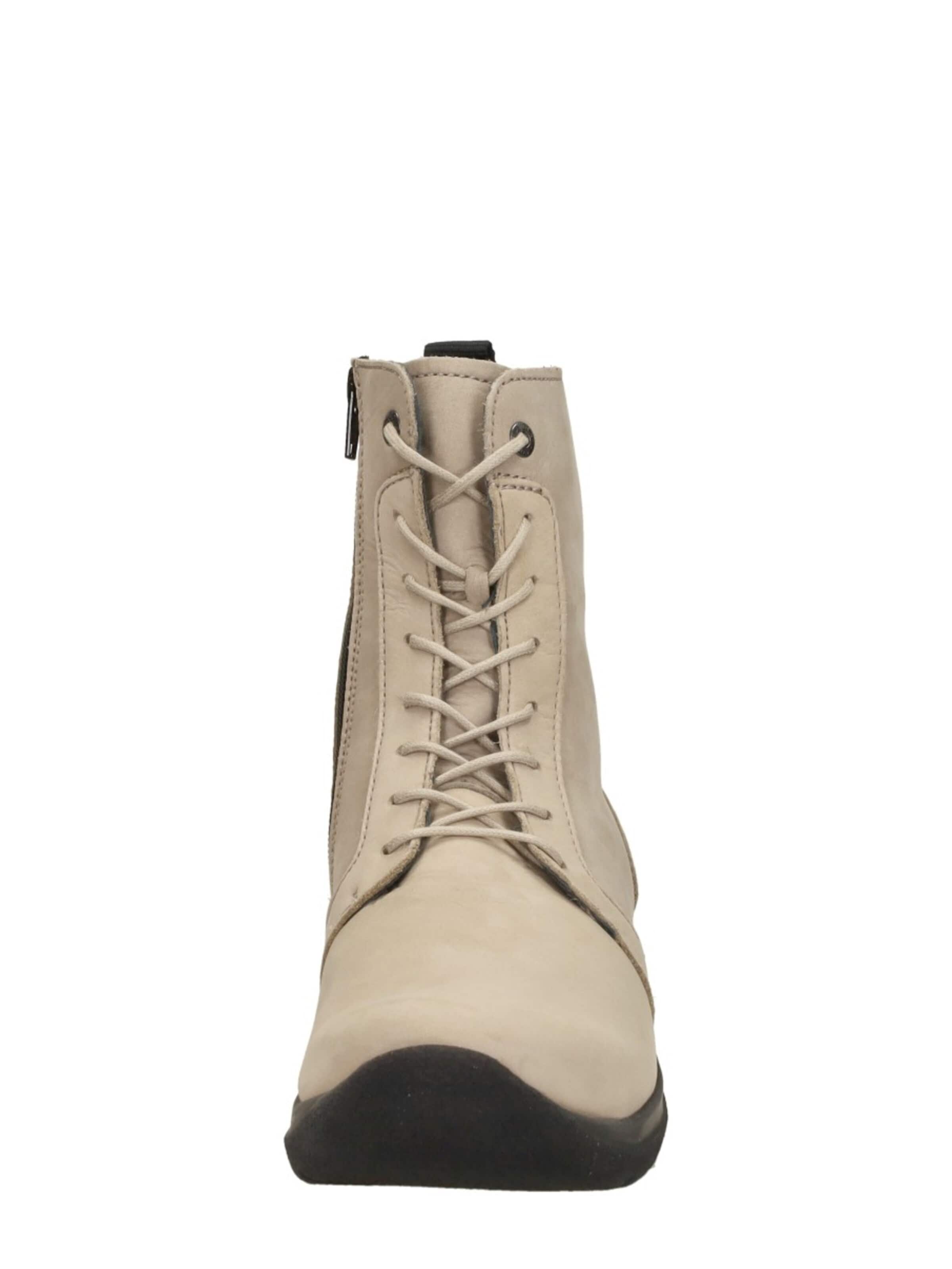 Wolky Schnürstiefelette 'Viper'‌ in Beige