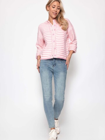 SASSYCLASSY Strickjacke in Pink