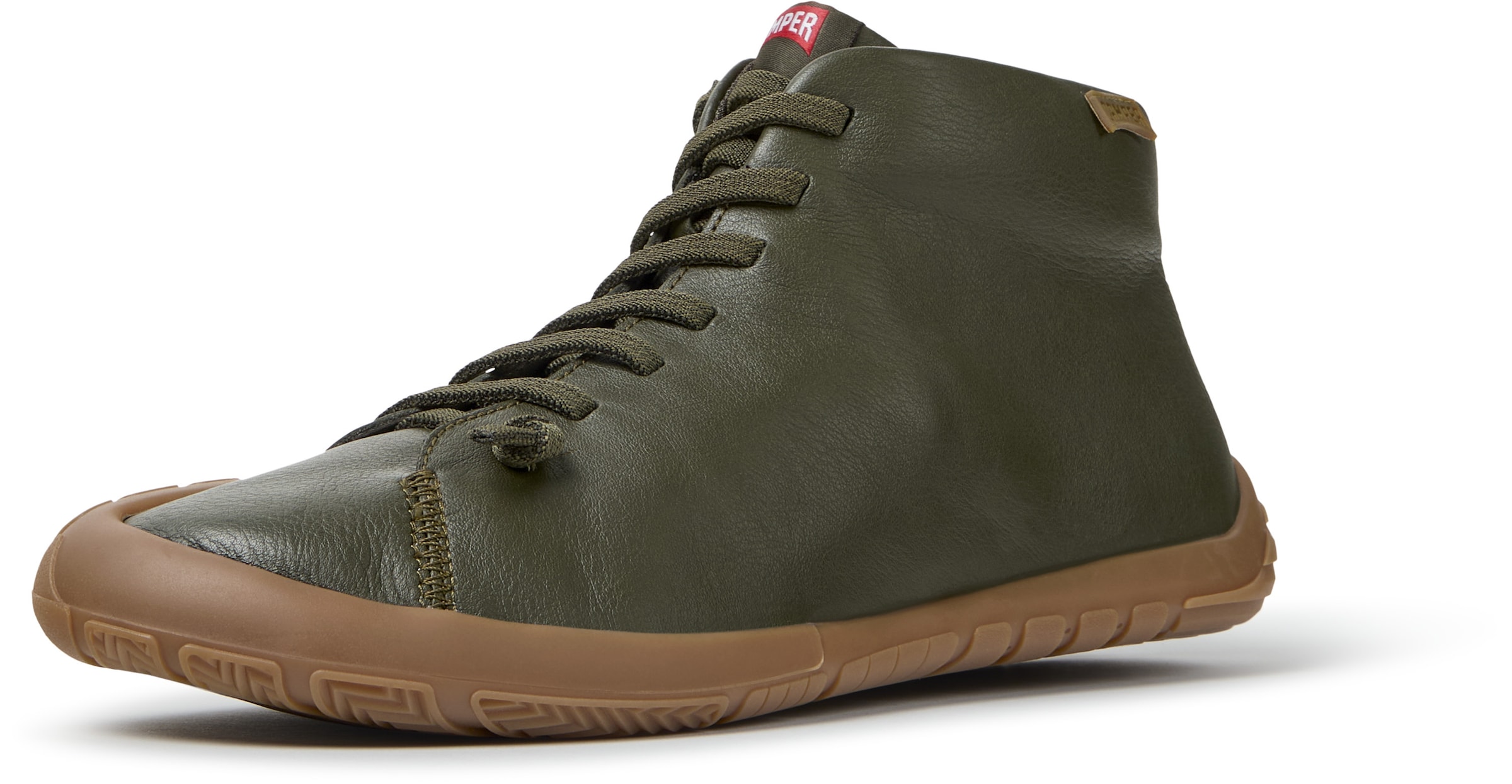 CAMPER Stiefeletten ' Peu Path+ ' in Grün: Vorderseite