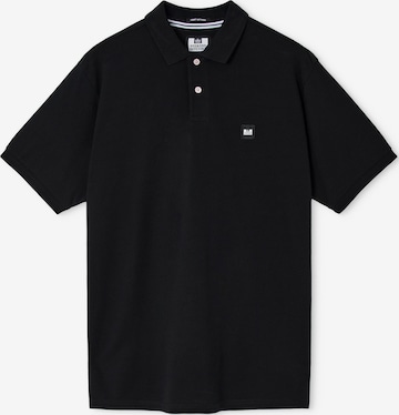 Weekend Offender Poloshirt 'Heathcore' in Schwarz: Vorderseite