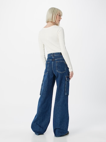 LTB Wide leg Cargo Jeans 'Karlie' in Blue