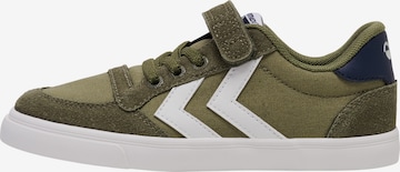 Hummel Sneakers 'Slimmer Stadil' in Groen: voorkant