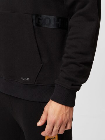 HUGO Sweatshirt 'Dlementine' in Black