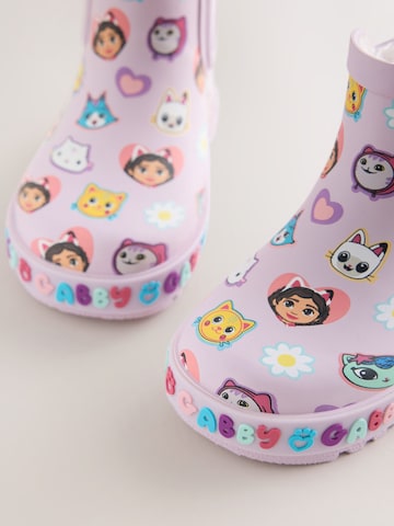 Bottes en caoutchouc 'Gabbys Dollhouse' Next en violet