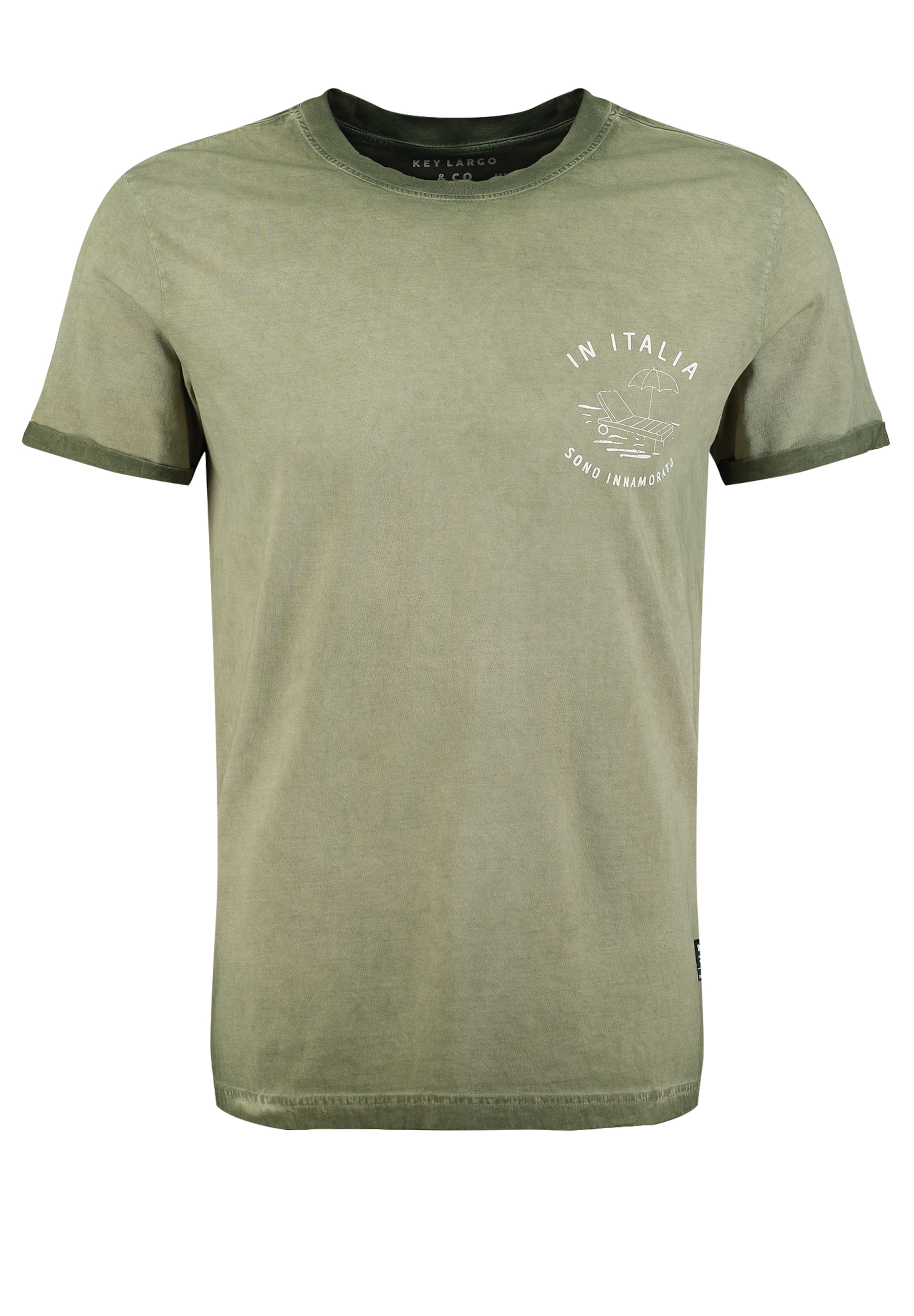 Key Largo Tričko 'PAZZO' – zelená: přední strana