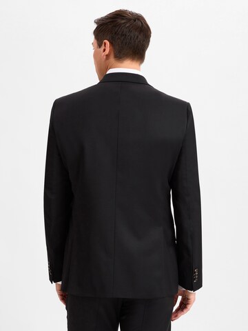 Digel Regular Fit Business-Sakko in Schwarz