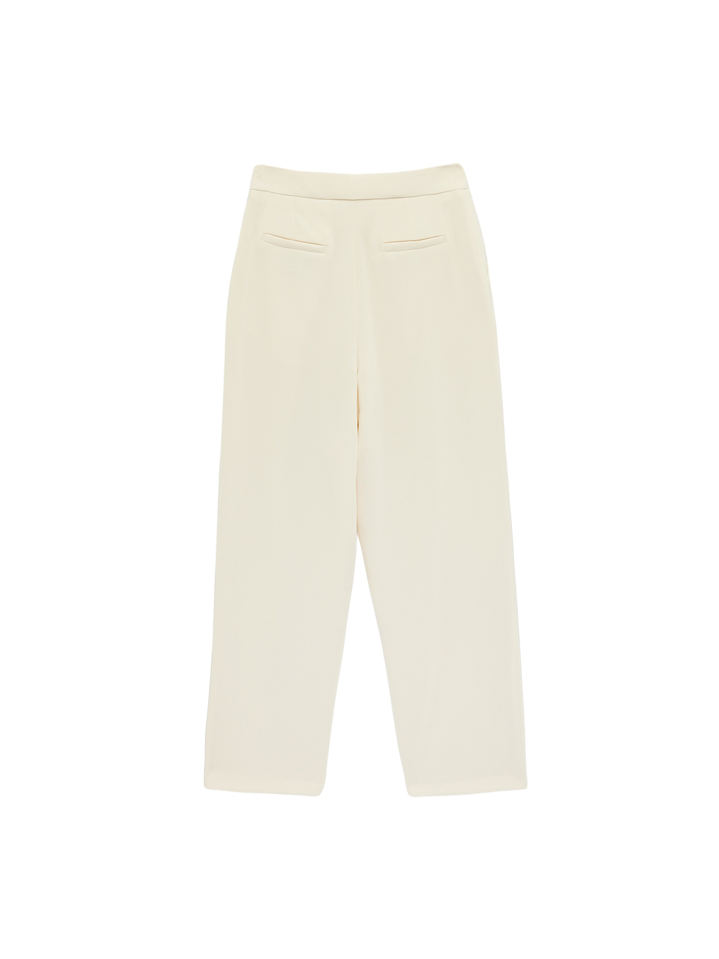 Koton Tapered Pleat-front trousers in Beige