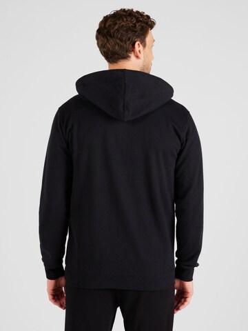 Cleptomanicx Zip-Up Hoodie 'Ligull' in Black