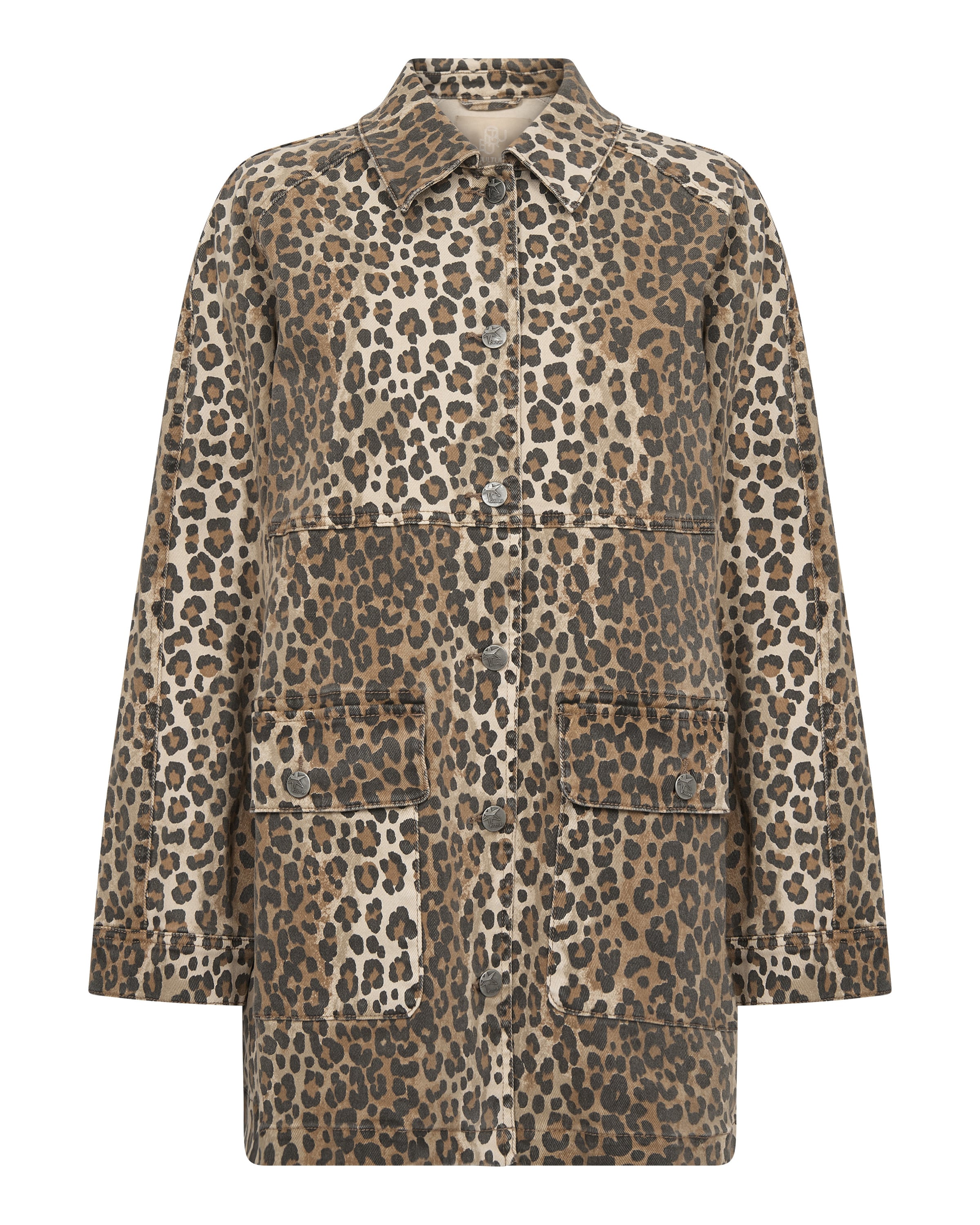 Giacca di mezza stagione 'CUaliena' di CULTURE in marrone: frontale