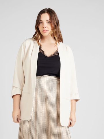ONLY Carmakoma Blazer 'Elly' in Beige: front