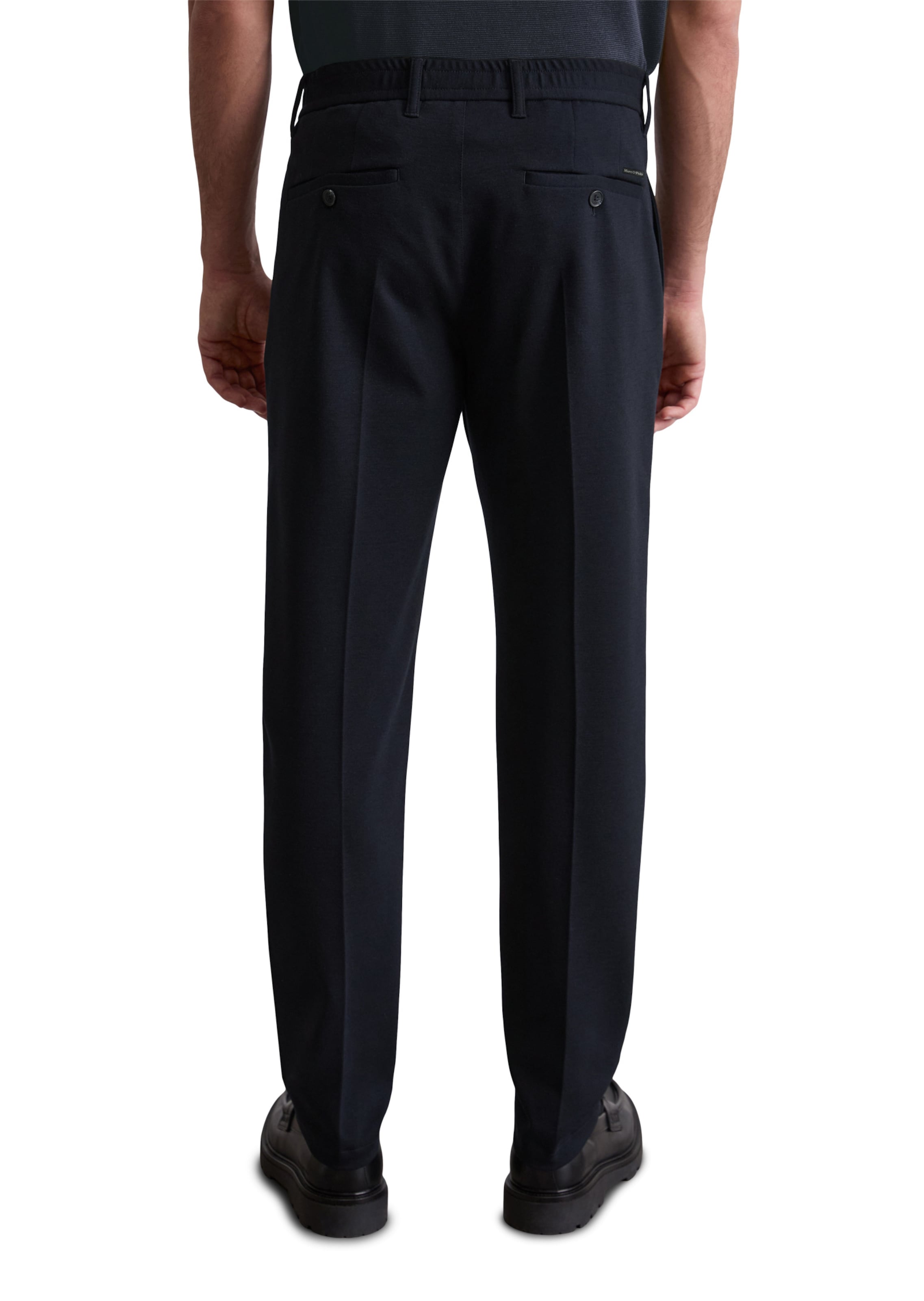 Marc O'Polo Regular Broek in Zwart