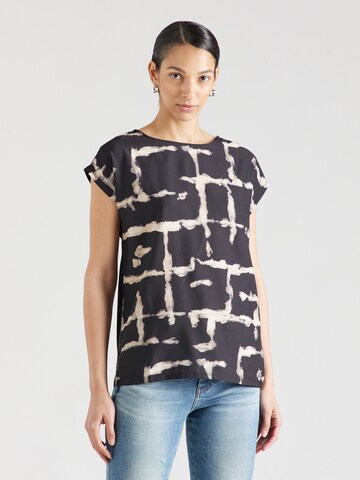 ZABAIONE - Blusa 'Da44ria' en negro: frente