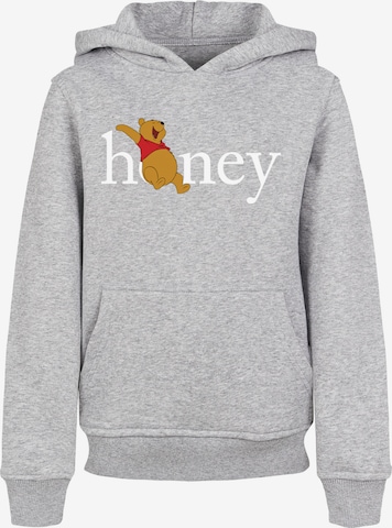F4NT4STIC Sweatshirt 'Disney Winnie The Pooh Honey' in Grey: front