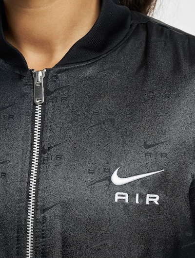 Nike Sportswear Jacke 'Air' in schwarz / weiß, Produktansicht