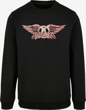 F4NT4STIC Sweatshirt 'Aerosmith' in Zwart: voorkant