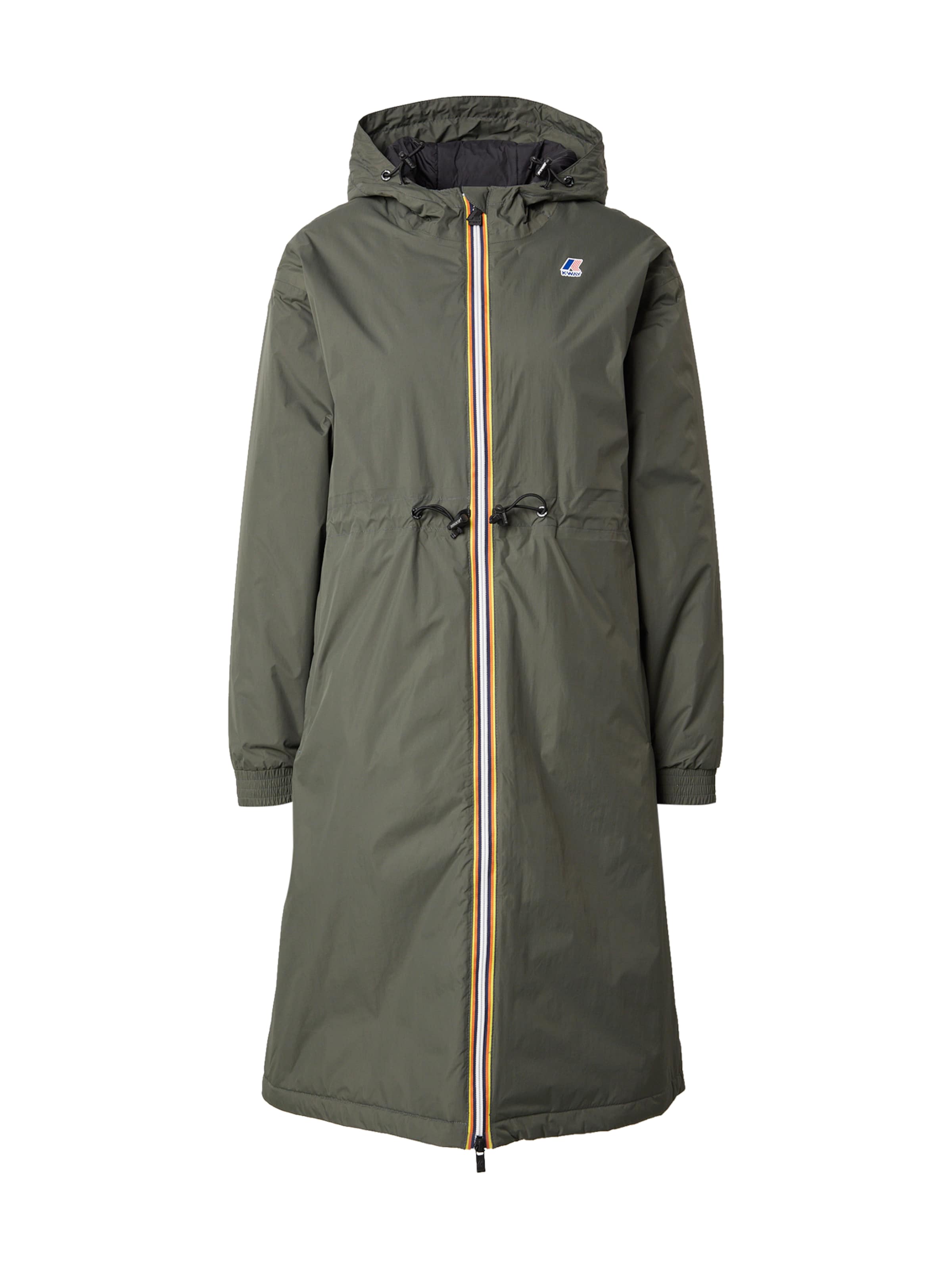 K-Way Mantel 'Le Vrai 4.0 Delia' in Grün: Vorderseite