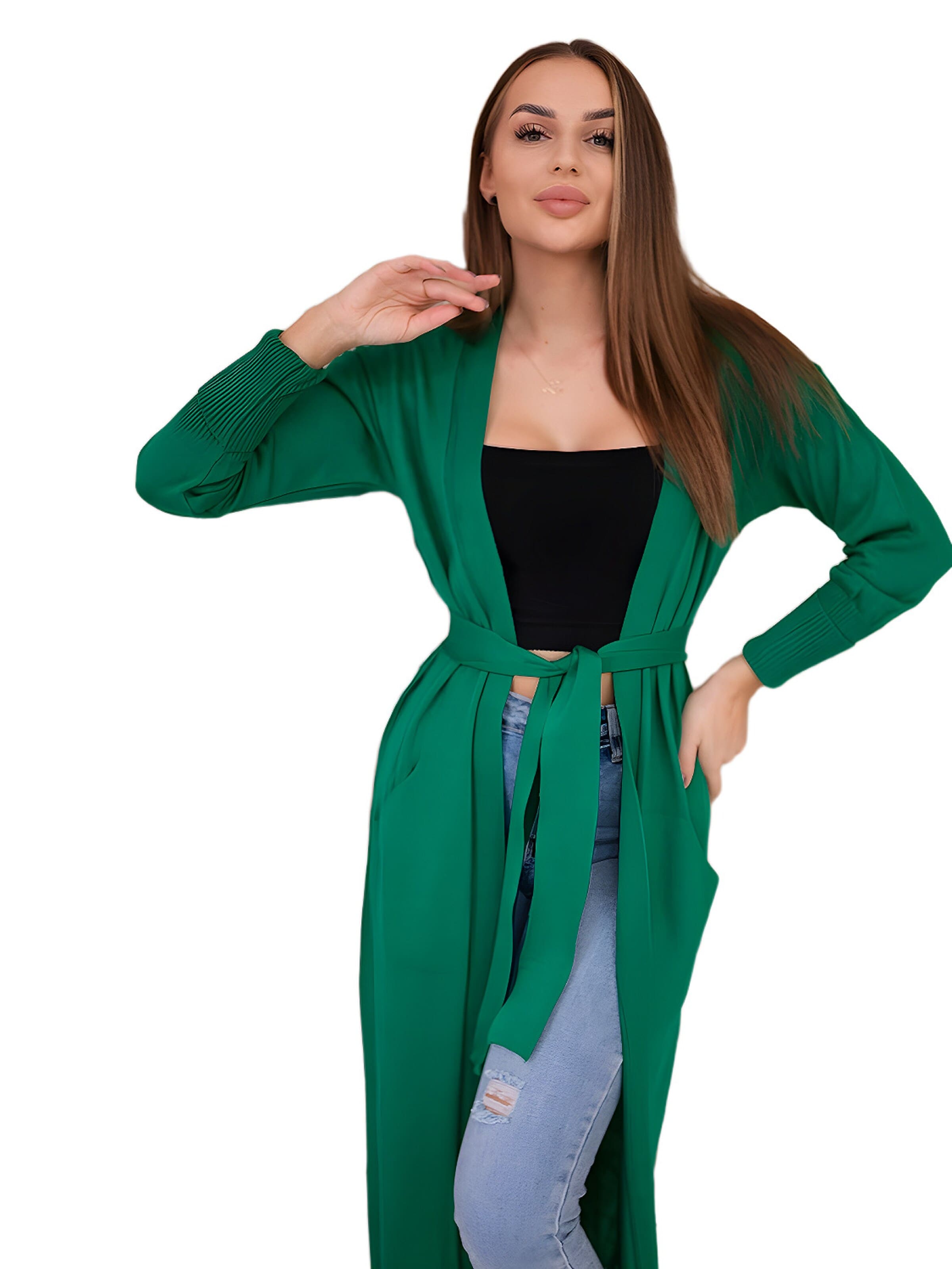 Lumera Kardigan w kolorze zielony: przód