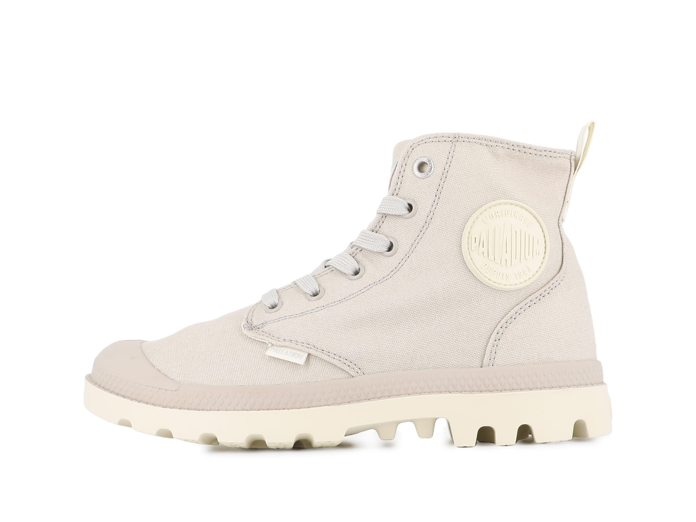 Palladium Booties 'PAMPA' in Grey: front
