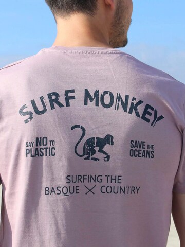 Surf Monkey Shirt in Lila