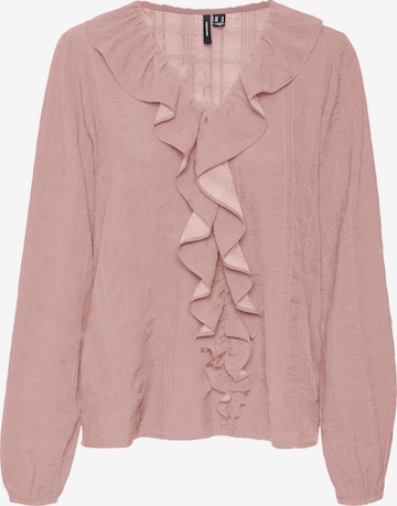 VERO MODA Blouse 'VIDA' in Roze: voorkant