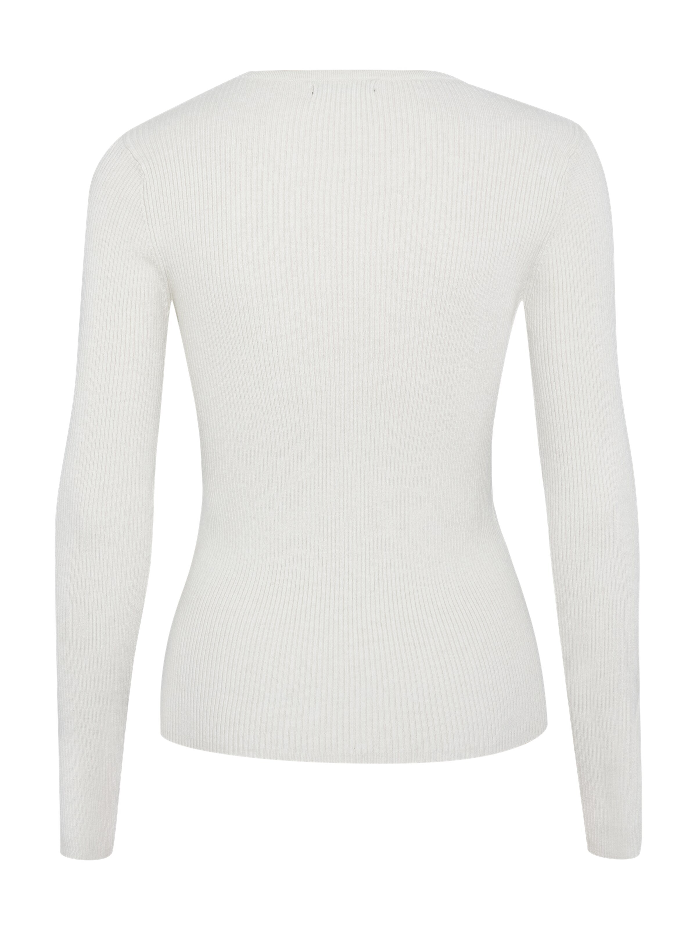 Antargo Sweater 'Basic Longsleeve with Buttons' in Beige