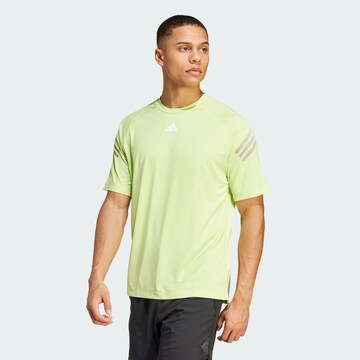 T-Shirt fonctionnel 'Icons' ADIDAS PERFORMANCE en vert : devant