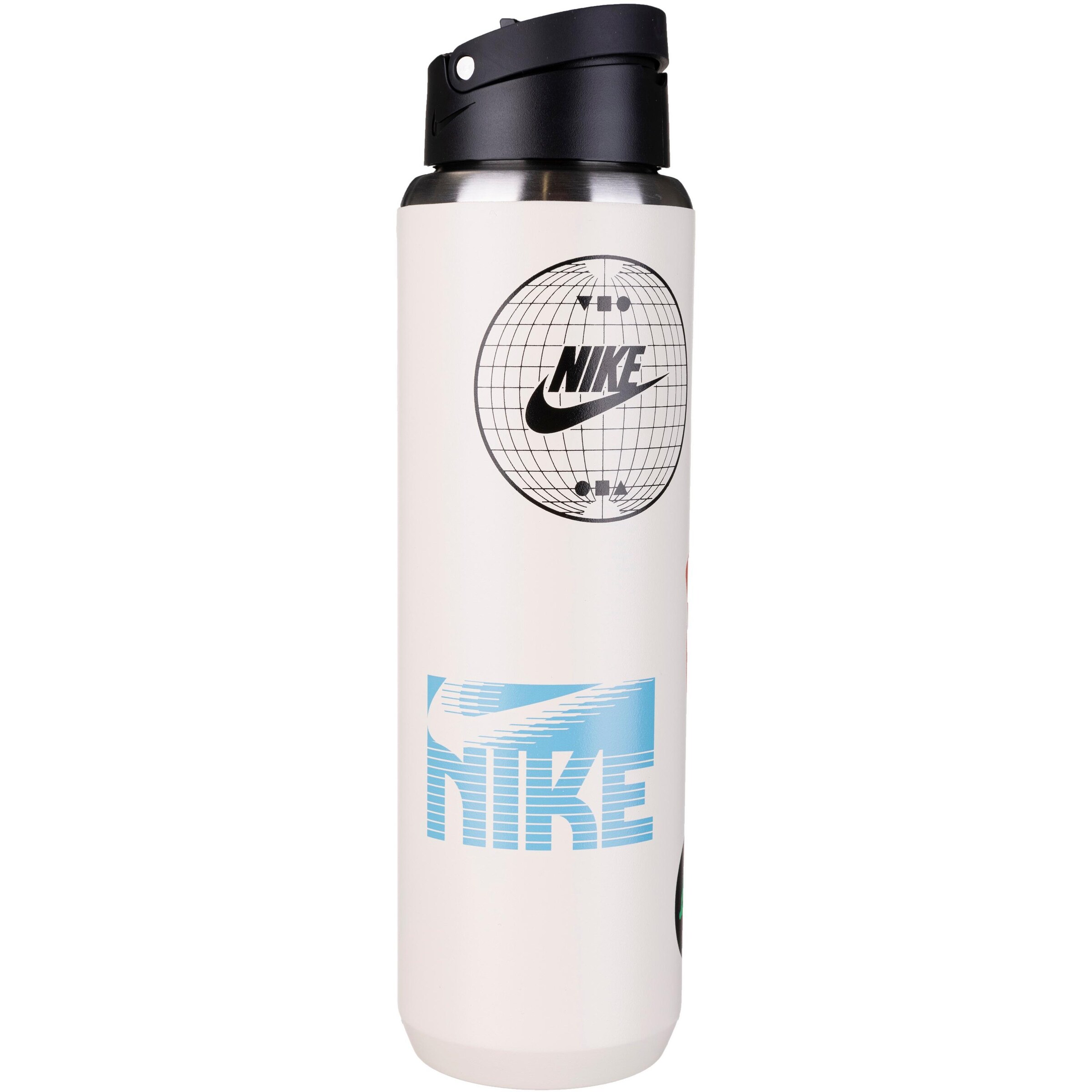 NIKE Trinkflasche 700 ml in Weiß: Vorderseite