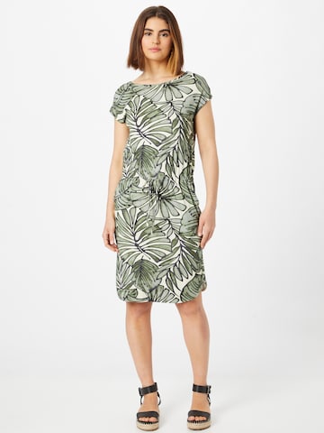 Cartoon Dress in Green: front