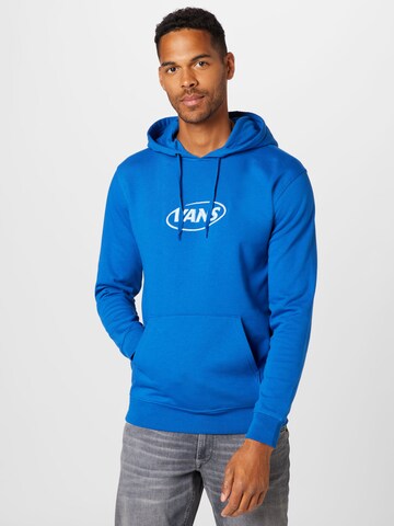 VANS Sweatshirt 'COMMERICA' in Blue: front