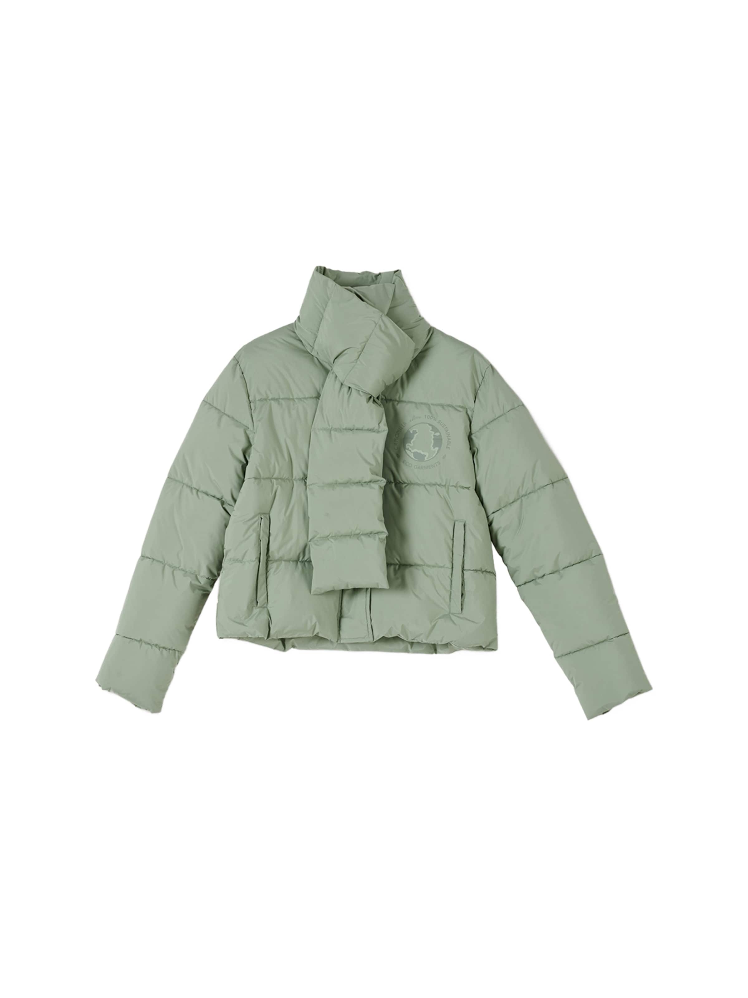 Camomilla Italia Winterjas 'PUFF' in Groen: voorkant