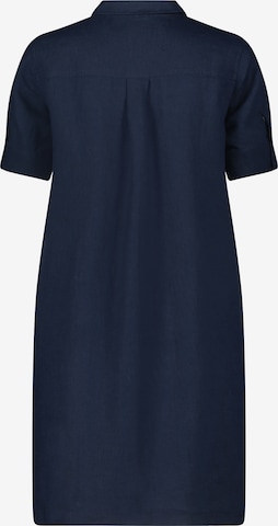 Betty & Co Casual-Kleid mit Kragen in Blau