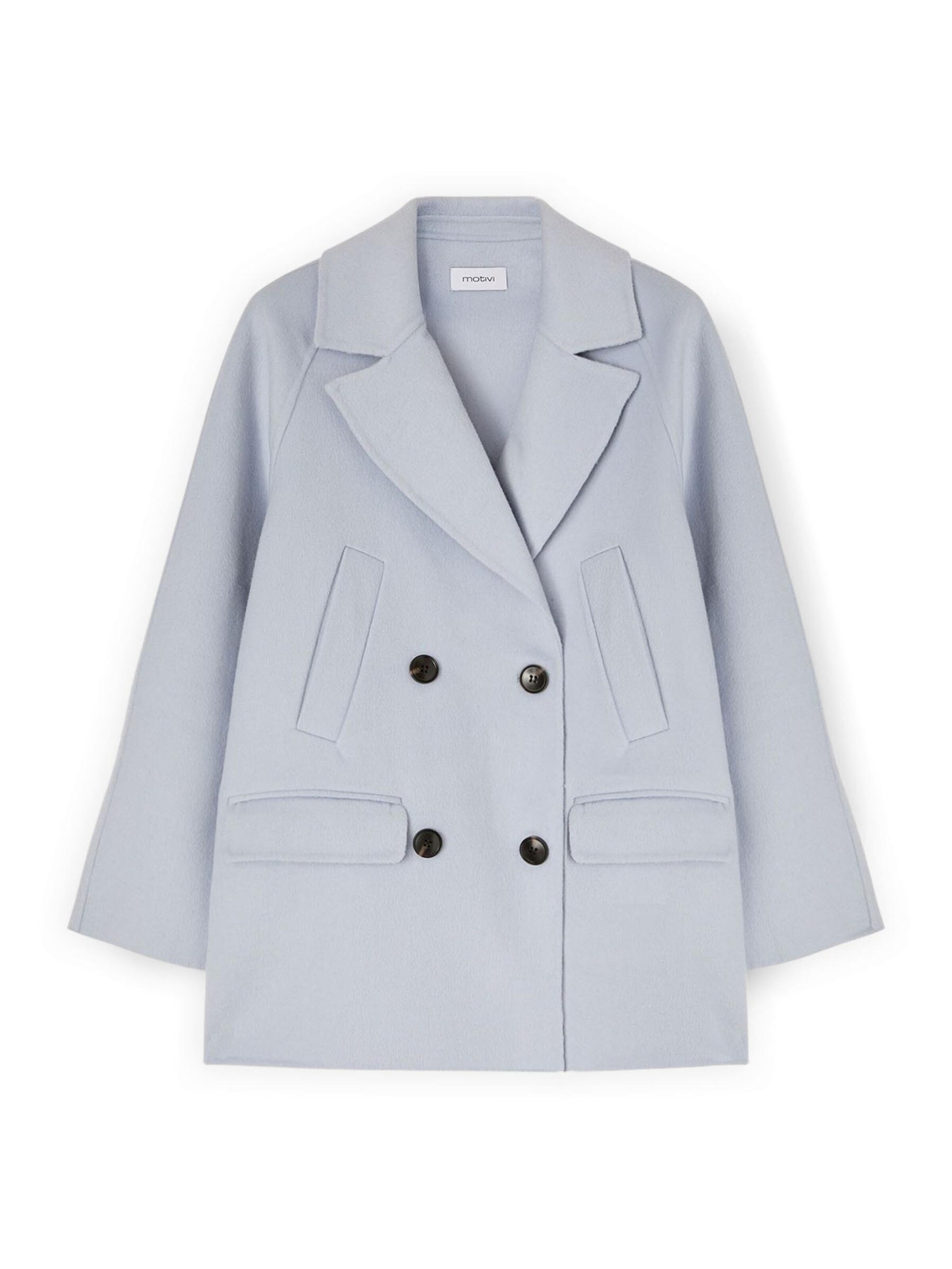 MOTIVI Wintermantel in Blauw: voorkant