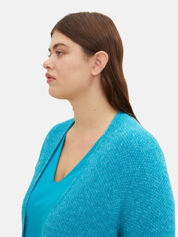 Tom Tailor Women + Плетена жилетка в синьо