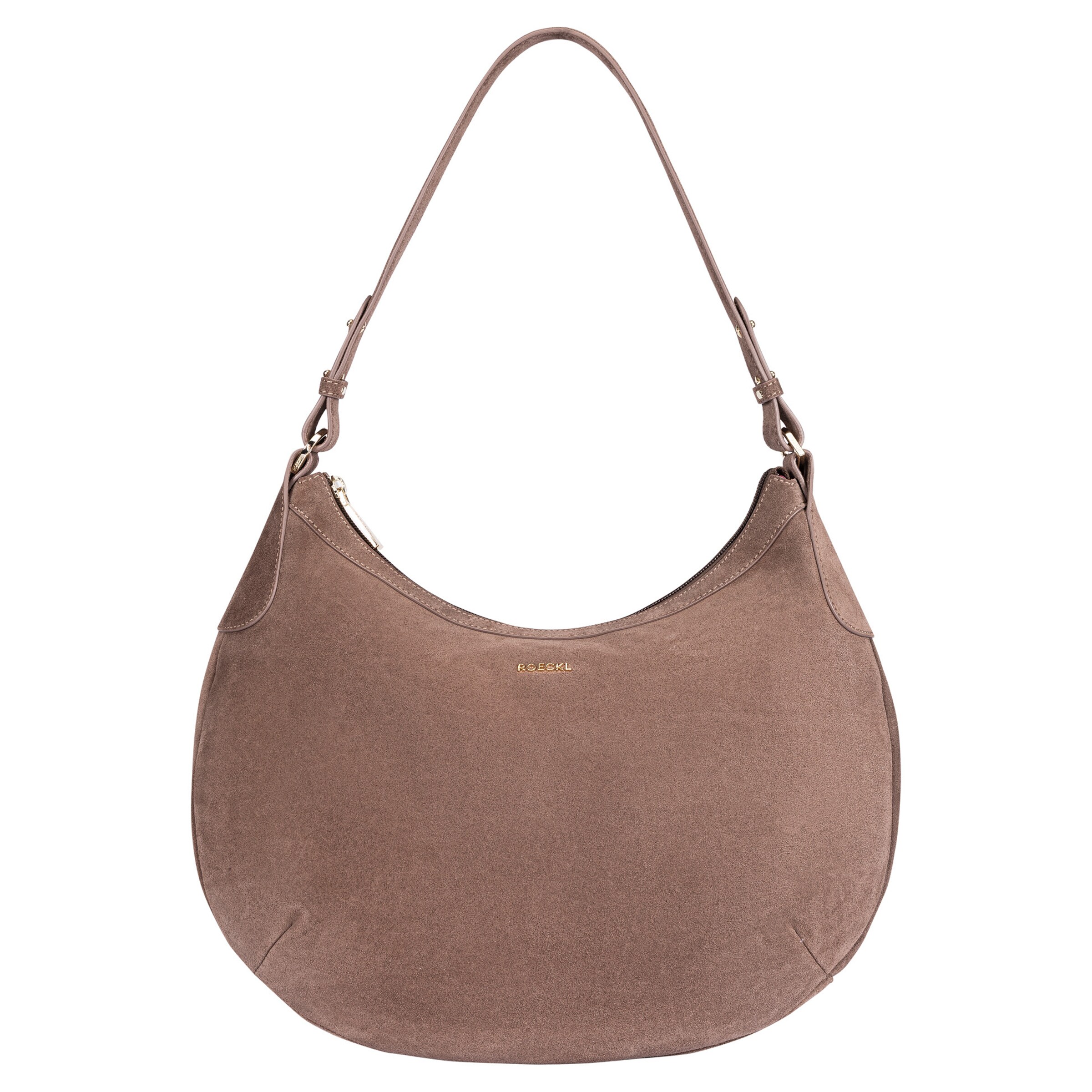 Borsa a spalla 'LIBERTY SCHULTERTASCHE NUBUK MEDIUM' Roeckl di colore sabbia / marrone / cognac / marrone chiaro, Visualizzazione prodotti