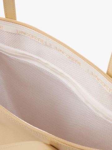 LACOSTE - Shopper 'Lacoste Sac Cabas / Shopping Femme L.12.12 Concept Jaune/Beige NF2037PK' em bege