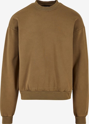 Urban Classics Sweatshirt in Groen: voorkant