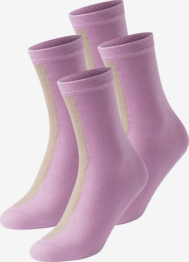 SCHIESSER Freizeitsocken ' Damensocken ' in sand / rosa, Produktansicht