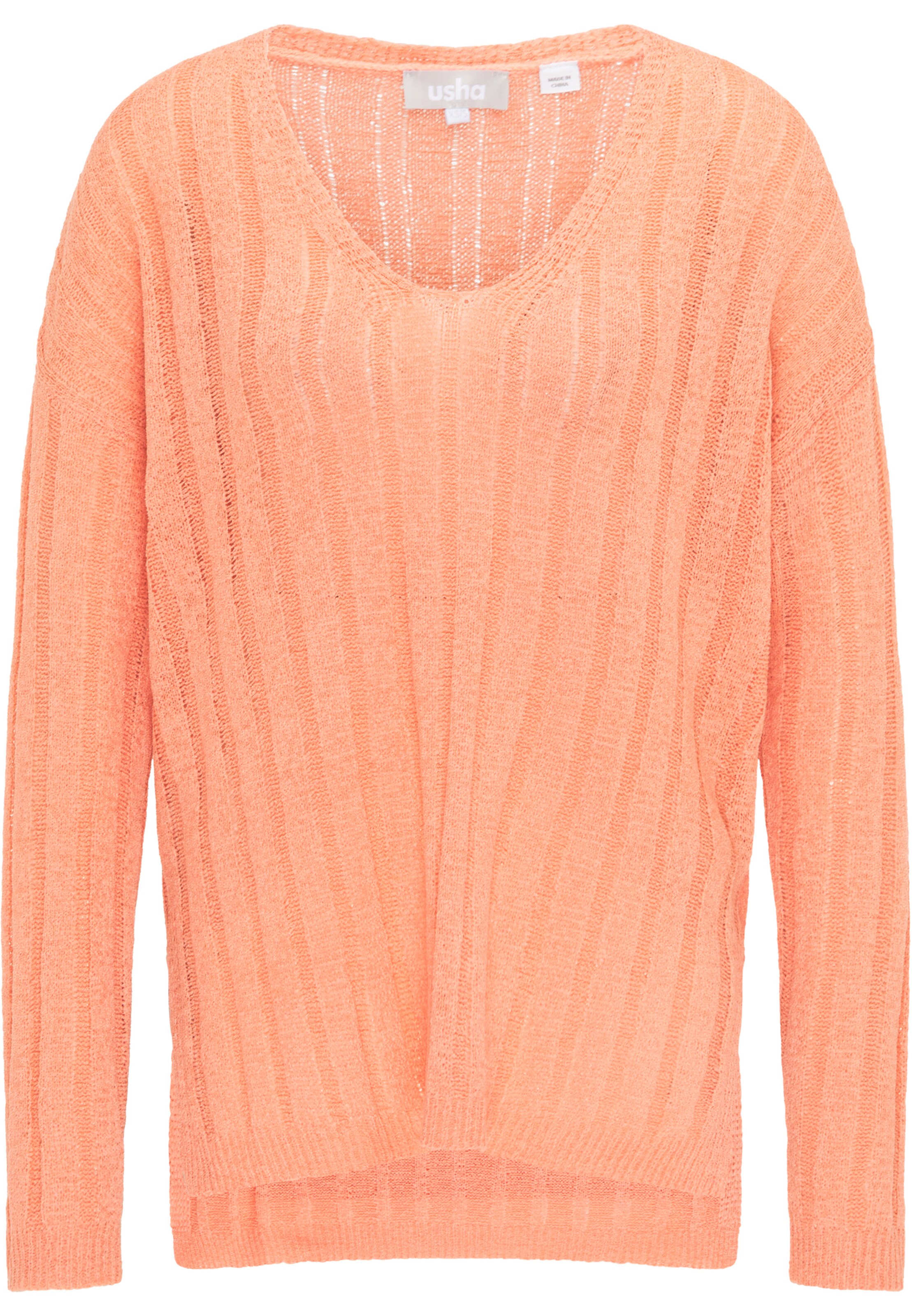 Usha Pullover in Orange: Vorderseite