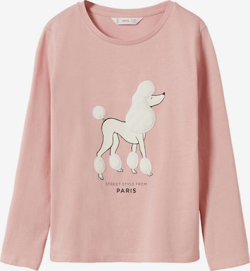 MANGO KIDS Shirt 'ZOO' in Pink: front