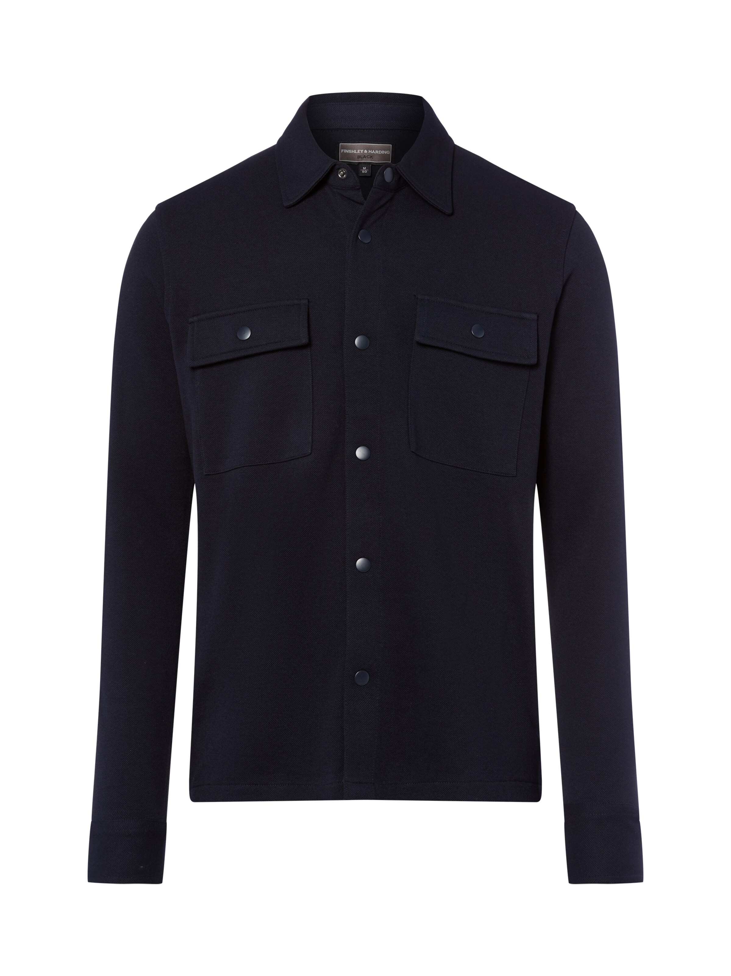 Veste de survêtement Finshley & Harding en bleu : devant