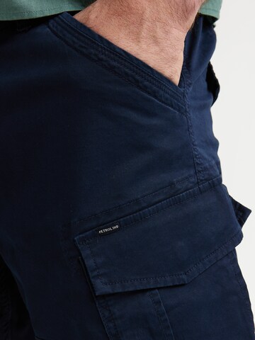 Petrol Industries - regular Pantalón cargo en azul