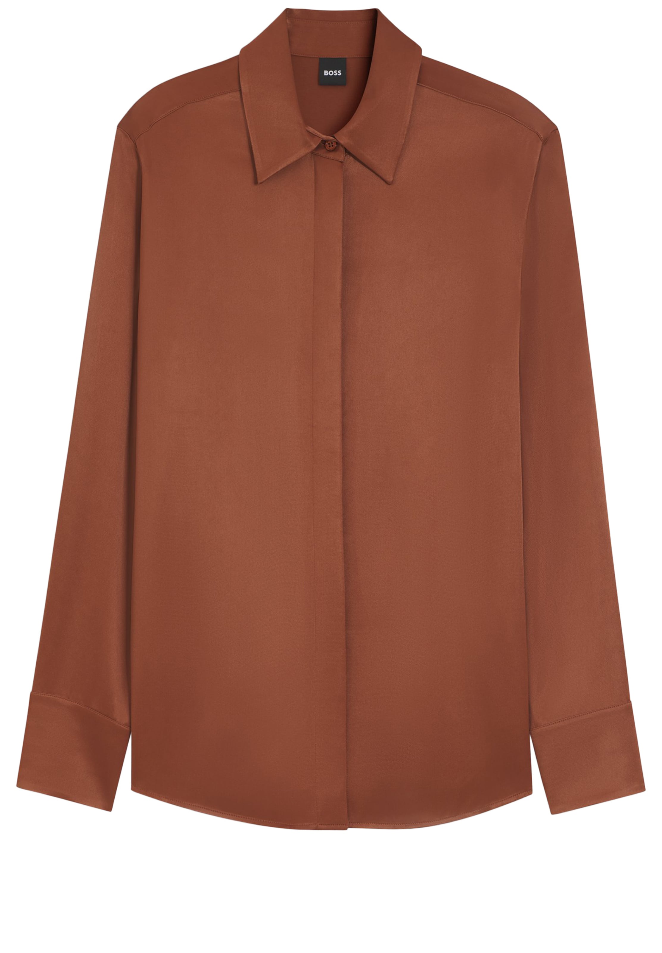 BOSS Blouse in Brown: front